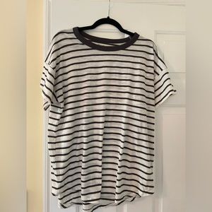 Madewell Whisper Cotton Crewneck Tee in Darville Stripe